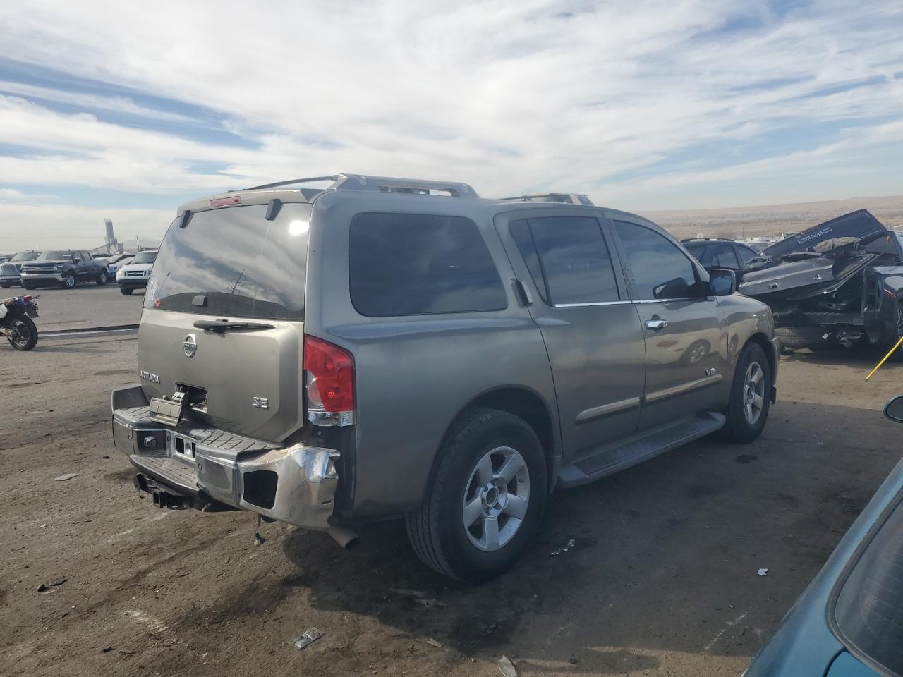 2006 Nissan Armada VIN 5N1AA08A16N730411 Copart auction photo, rear end damage thumbnail 3
