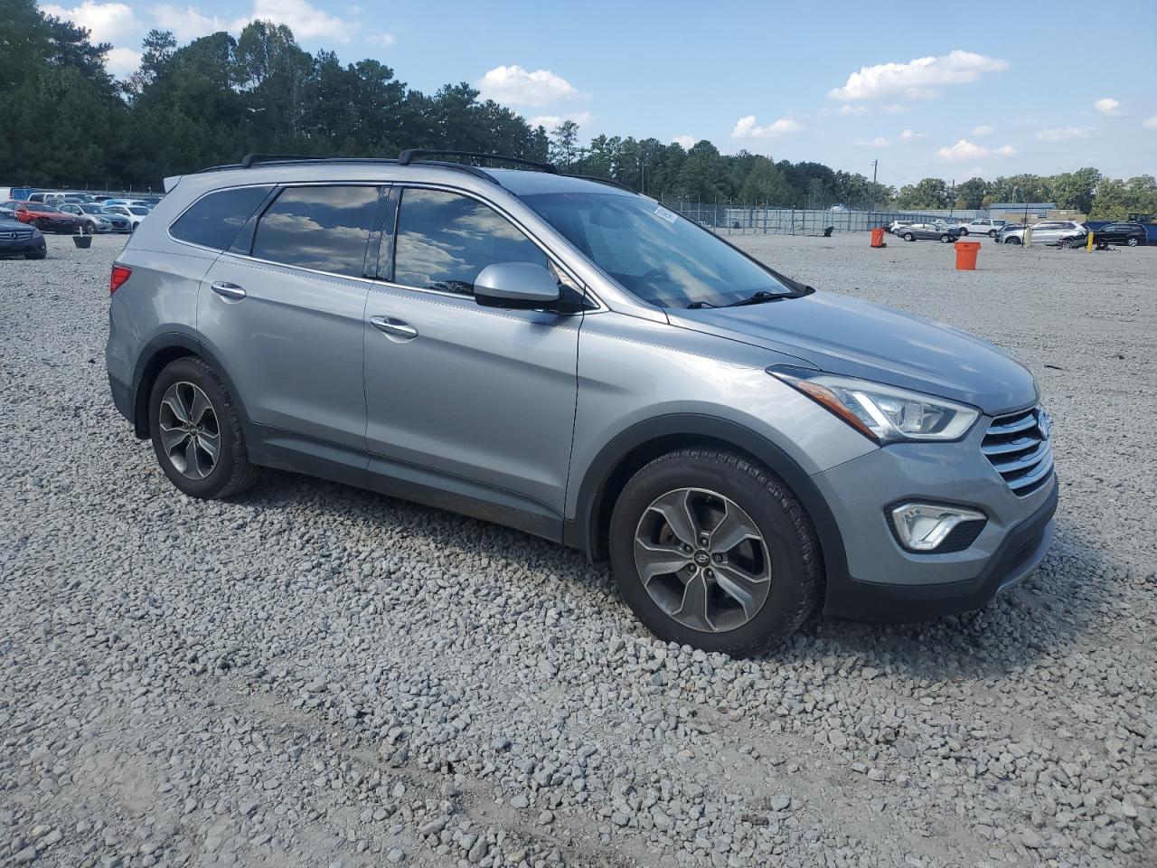 2015 Hyundai Santa Fe VIN KM8SM4HFXFU109074 Copart auction photo, side damage thumbnail 4