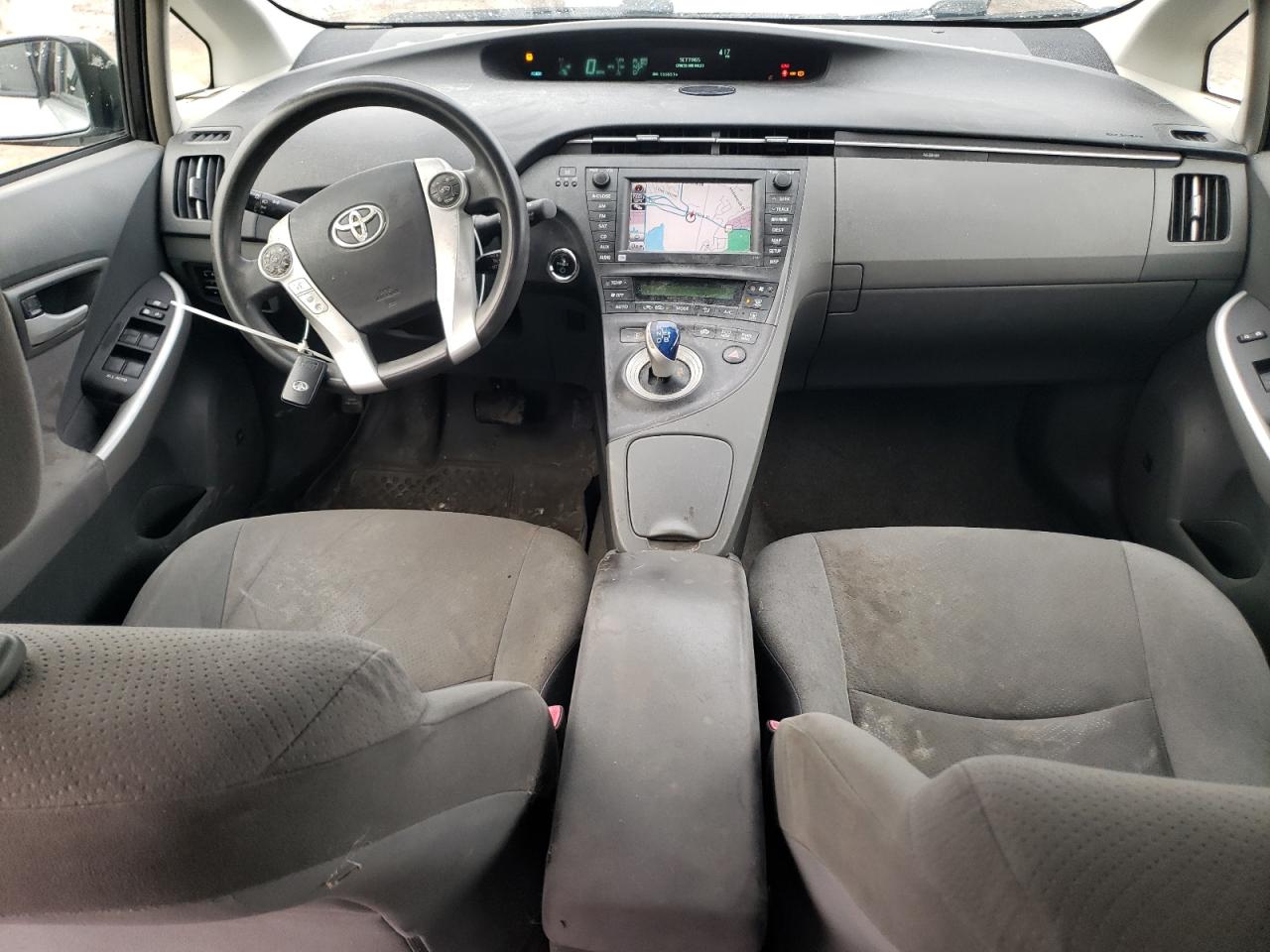 2011 Toyota Prius VIN JTDKN3DU1B5327344 Copart auction photo, undercarriage / front end damage thumbnail 8
