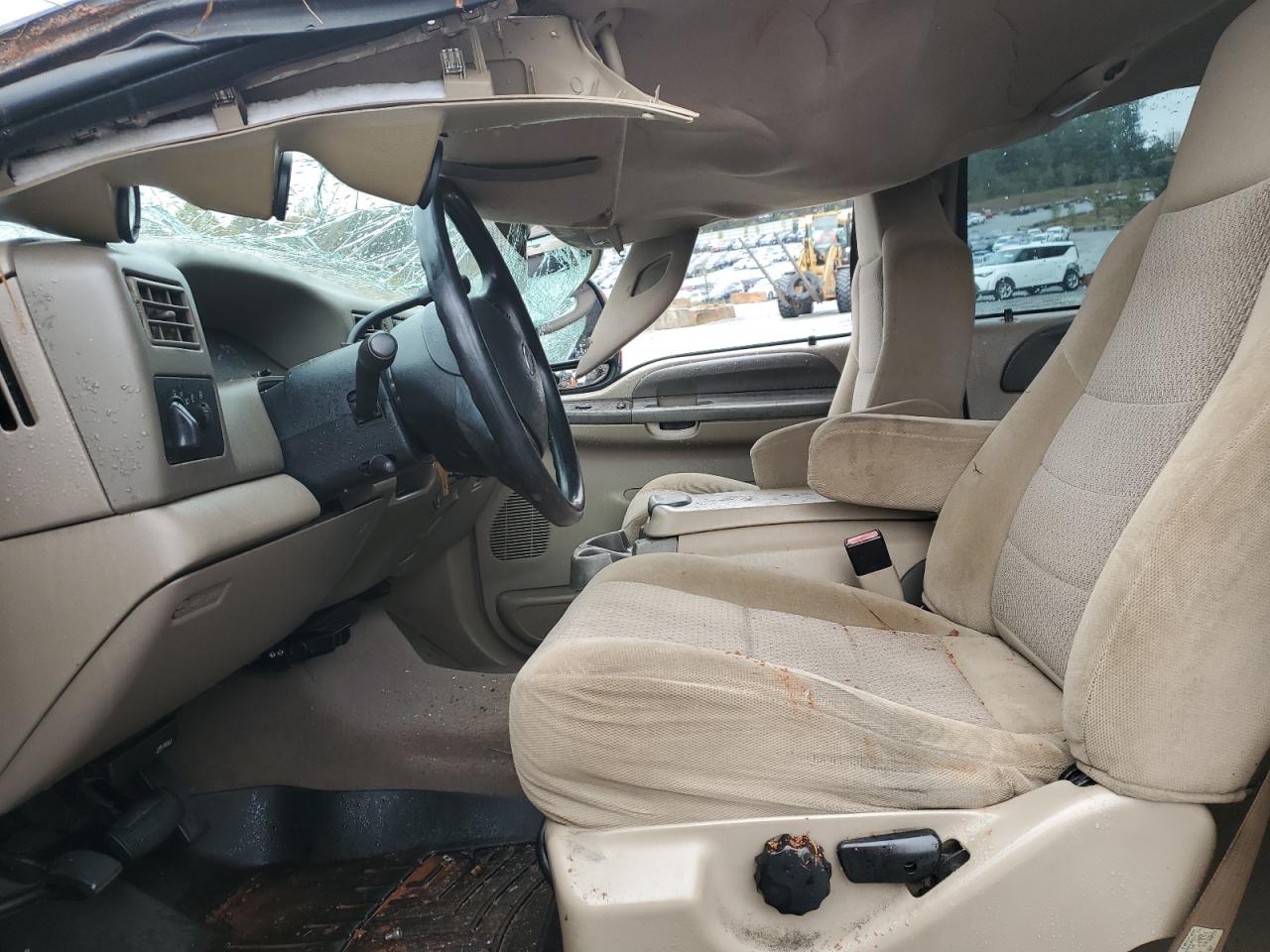 2003 Ford F250 VIN 1FTNW21P93ED10182 Copart auction photo, all over / mechanical damage thumbnail 7