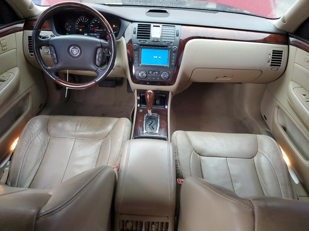 2007 Cadillac DTS VIN 1G6KD579X7U154445 Copart auction photo, front end damage thumbnail 8