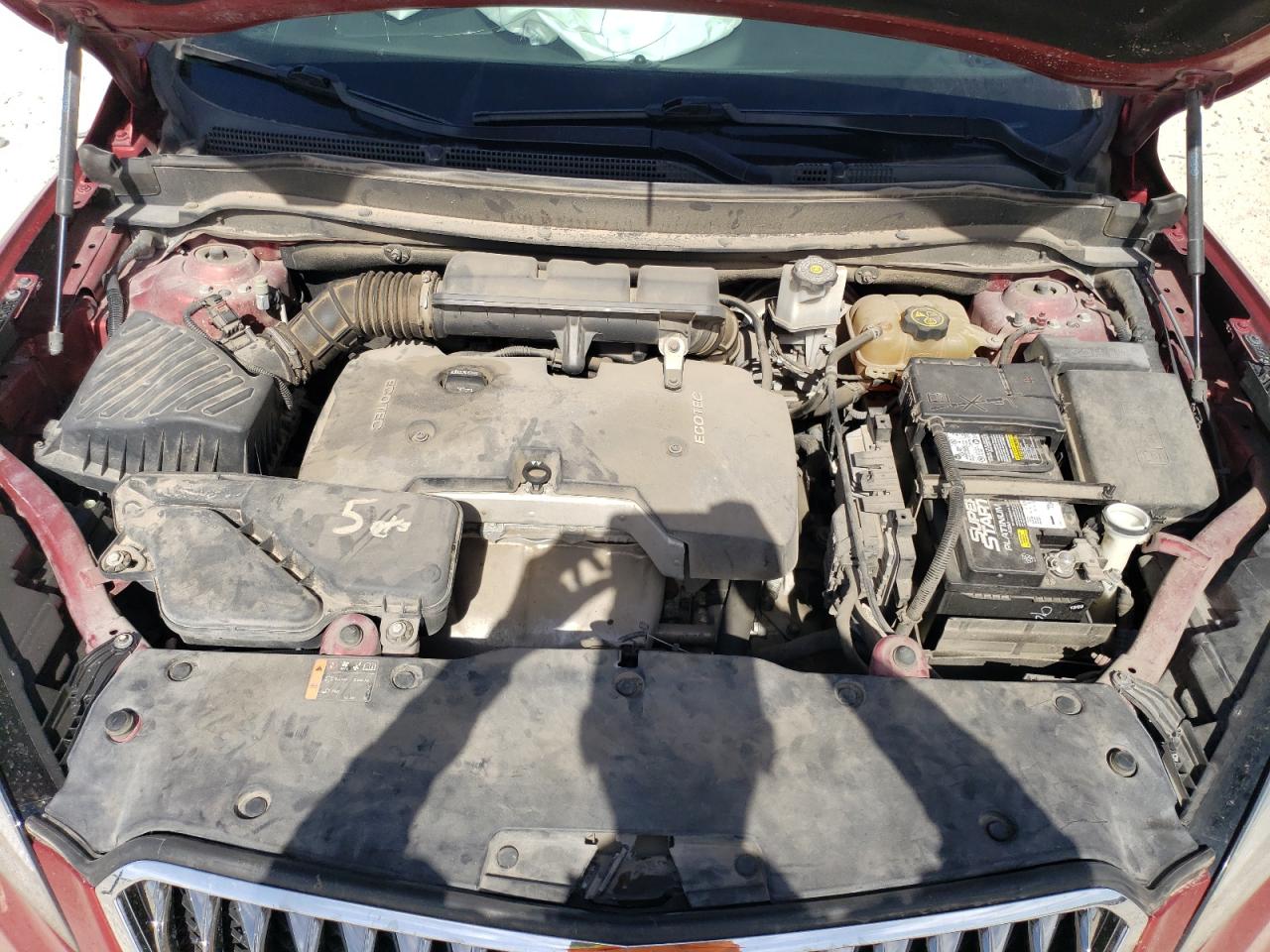 2017 Buick Envision VIN LRBFXBSA1HD223111 Copart auction photo, side / front end damage thumbnail 13