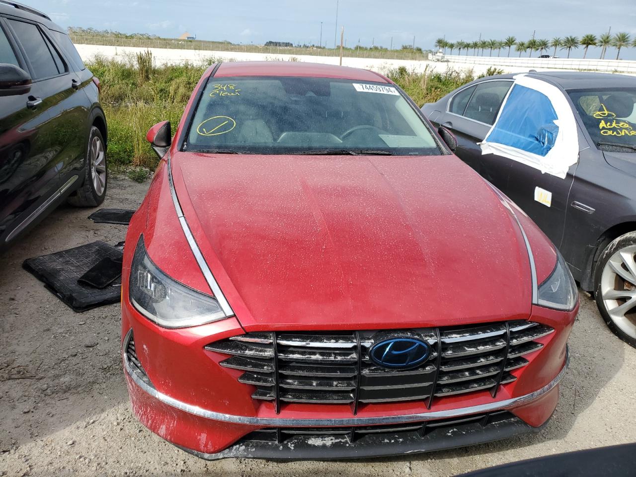 2020 Hyundai Sonata VIN 5NPEG4JAXLH004614 Copart auction photo, water/flood damage thumbnail 5