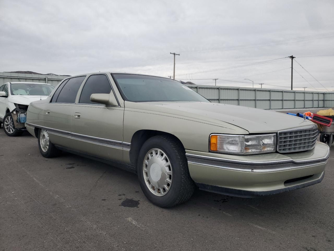 1996 Cadillac De Ville VIN 1G6KD52Y6TU236679 Copart auction photo, all over damage thumbnail 4