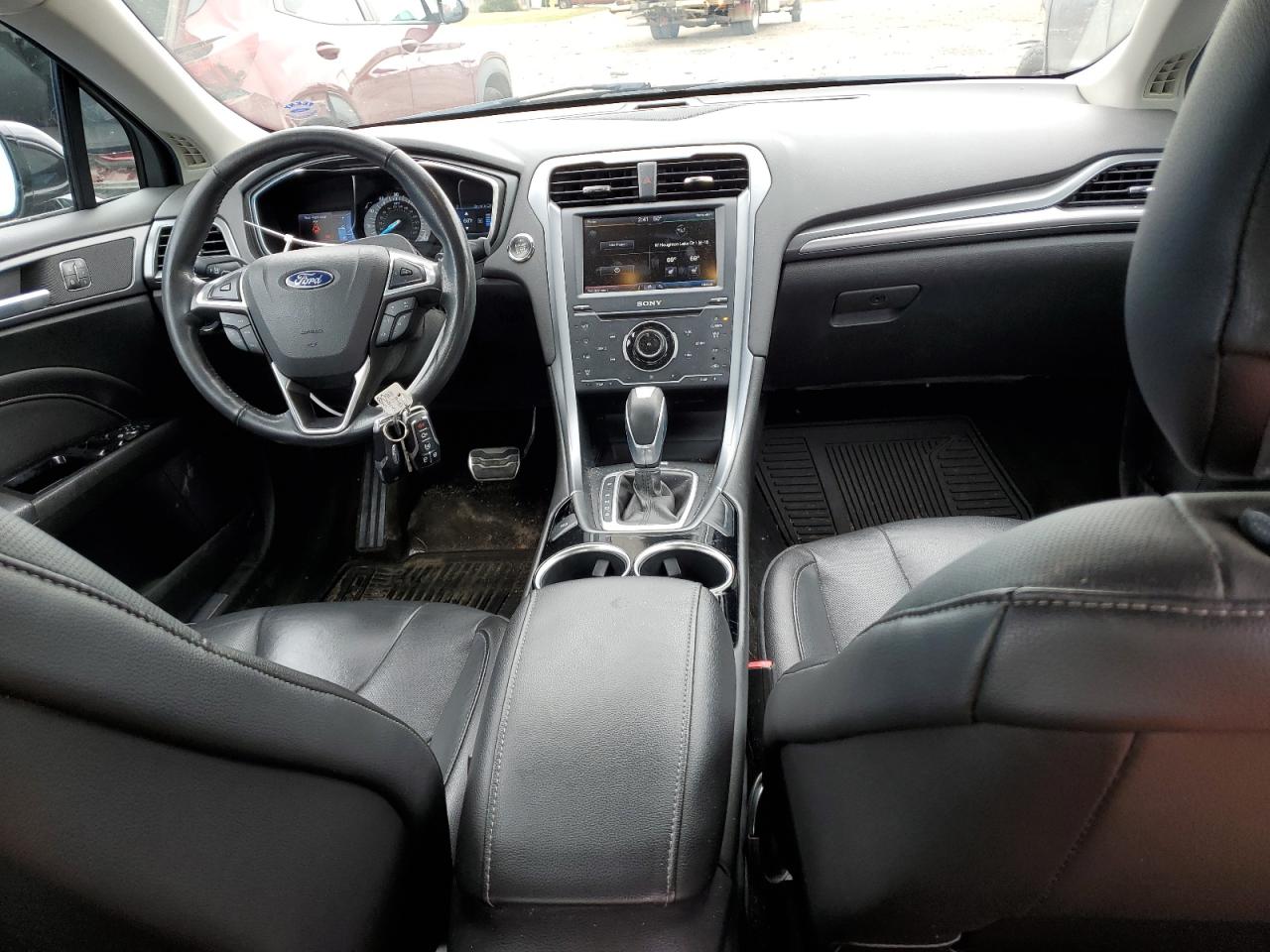 2013 Ford Fusion VIN 3FA6P0D98DR321343 Copart auction photo, side / front end damage thumbnail 8