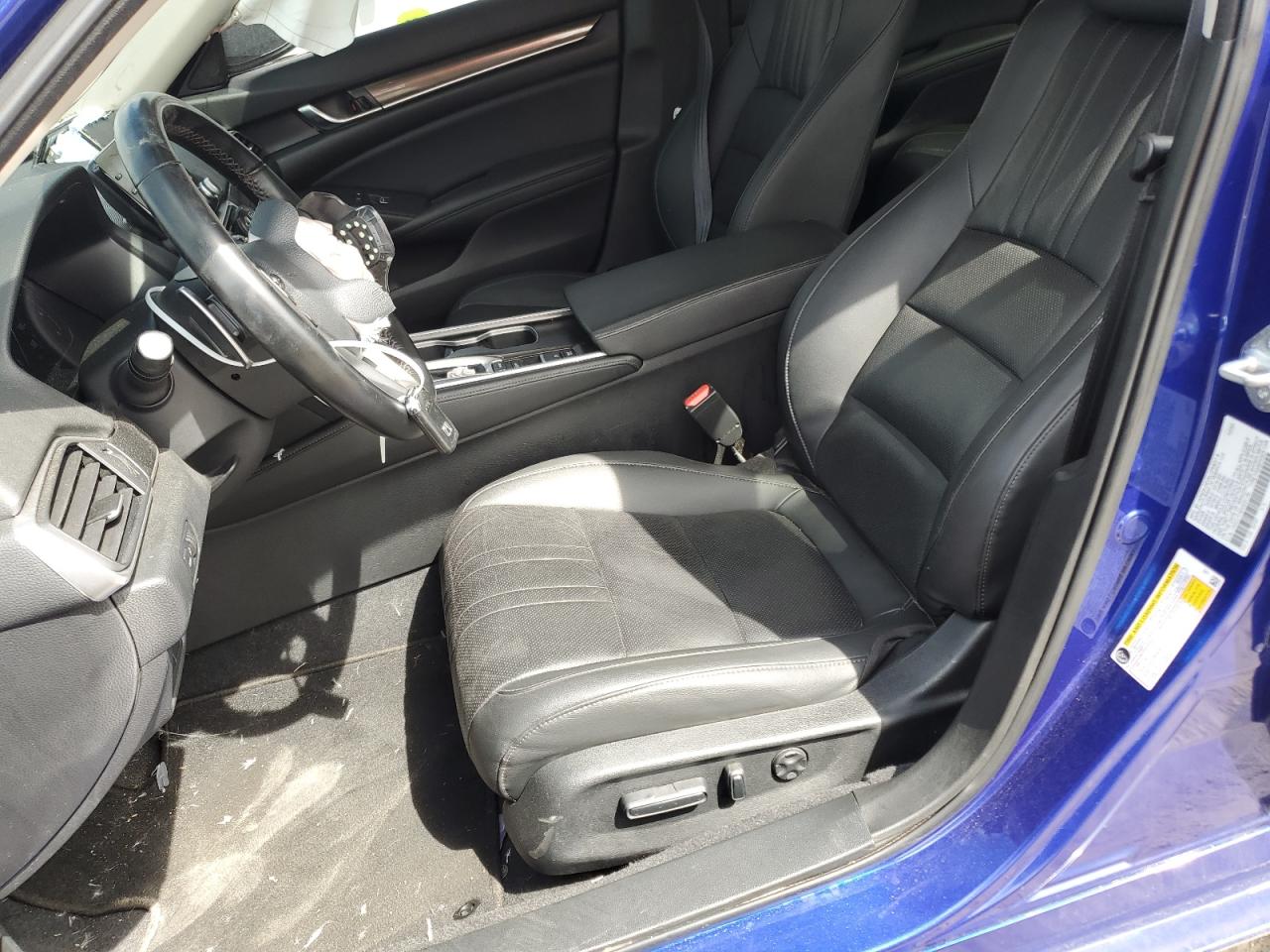 2022 Honda Accord VIN 1HGCV1F46NA091180 Copart auction photo, side / front end damage thumbnail 7