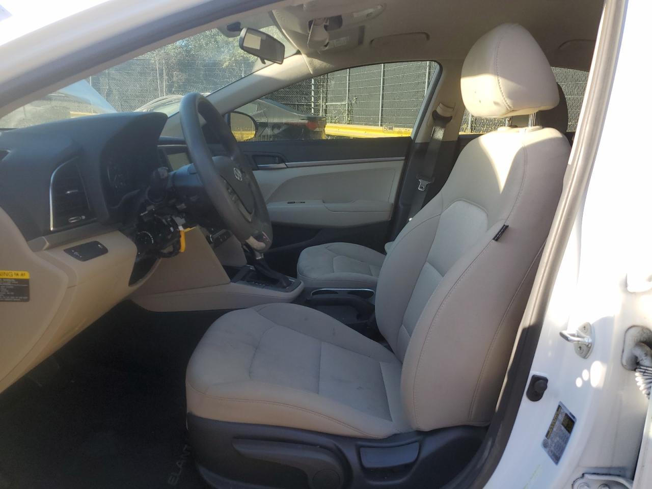 2018 Hyundai Elantra VIN 5NPD74LF9JH388287 Copart auction photo, front end / vandalism damage thumbnail 7