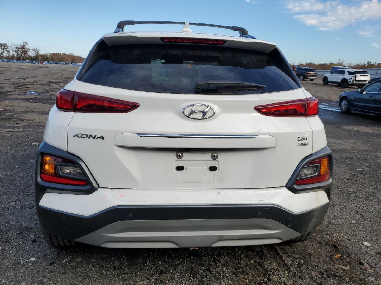 2021 Hyundai Kona VIN KM8K5CA53MU734292 Copart auction photo, front end / side damage thumbnail 6