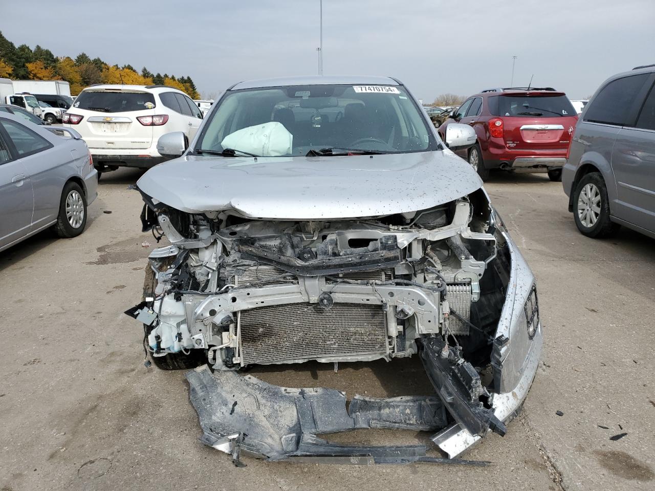 2021 Mitsubishi Outlander VIN JA4APVAU4MU013986 Copart auction photo, front end / minor dent/scratches damage thumbnail 5