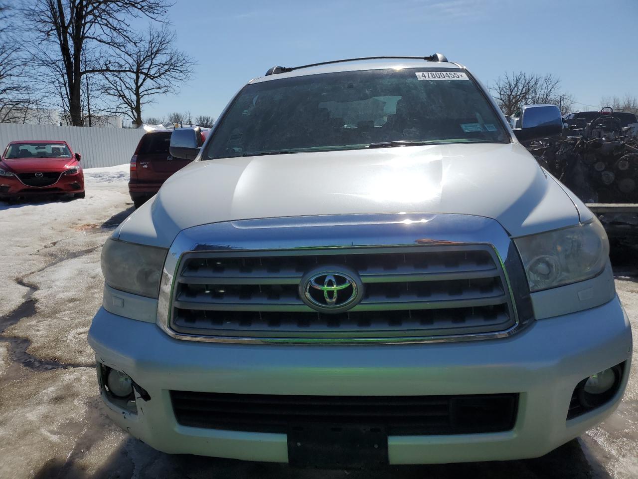 2012 Toyota Sequoia VIN 5TDDY5G17CS055231 Copart auction photo, front end / rear end damage thumbnail 5