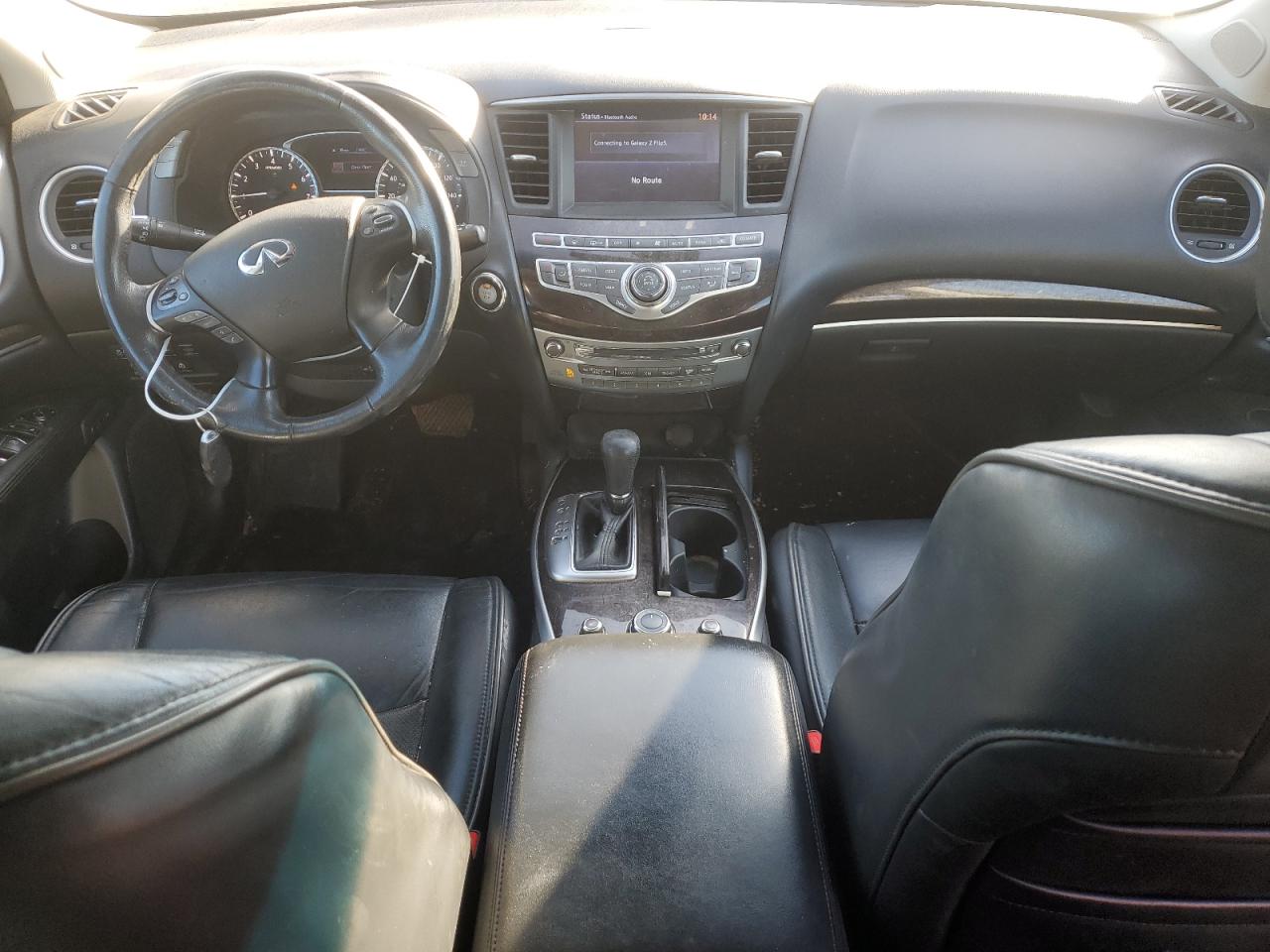 2014 Infiniti QX60 VIN 5N1CL0MMXEC529569 Copart auction photo, front end damage thumbnail 8