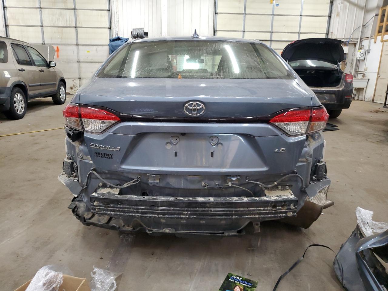 2021 Toyota Corolla VIN JTDVPMAE8MJ157259 Copart auction photo, rear end / front end damage thumbnail 6