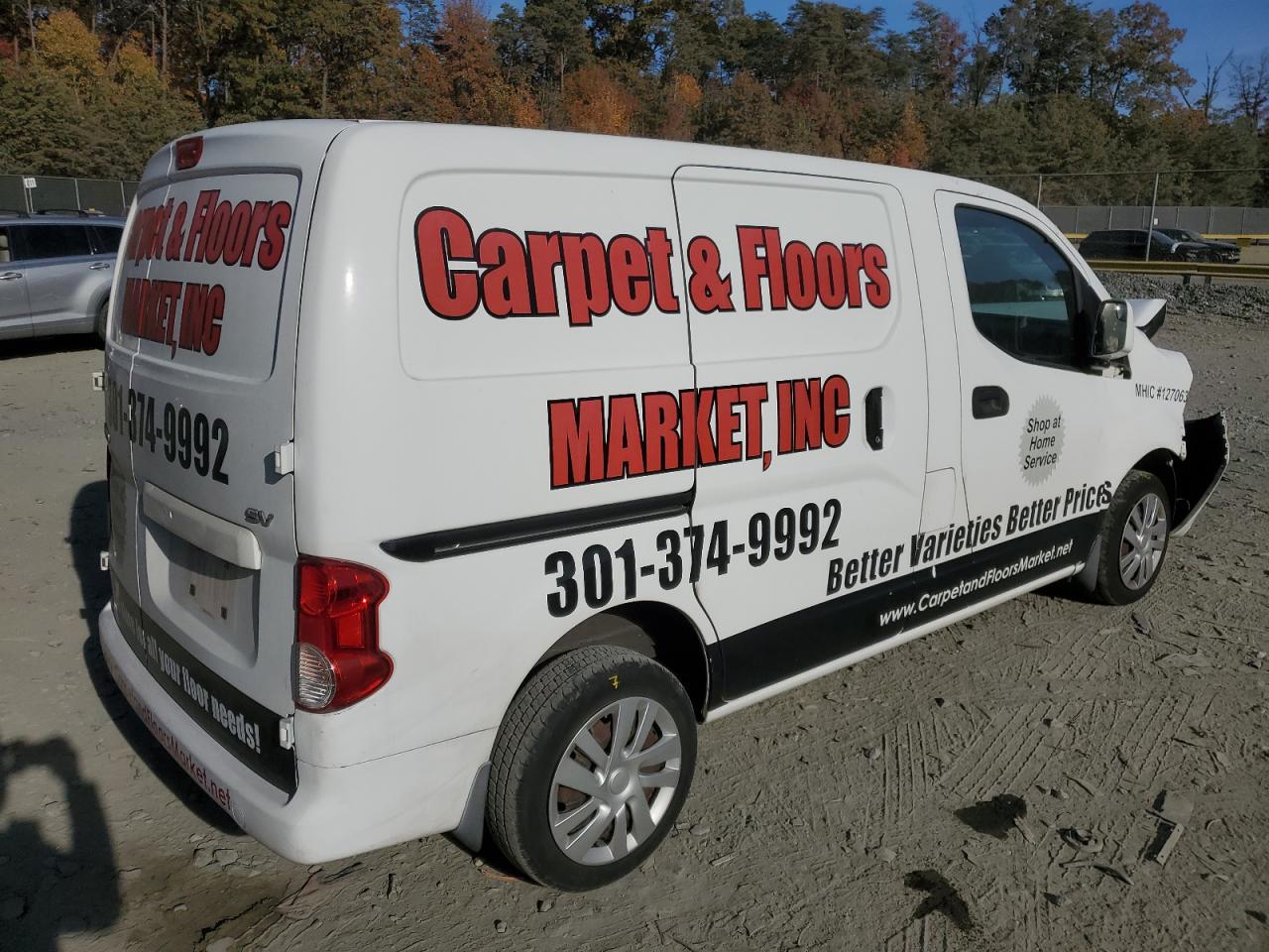 2014 Nissan NV VIN 3N6CM0KN6EK697472 Copart auction photo, front end damage thumbnail 3