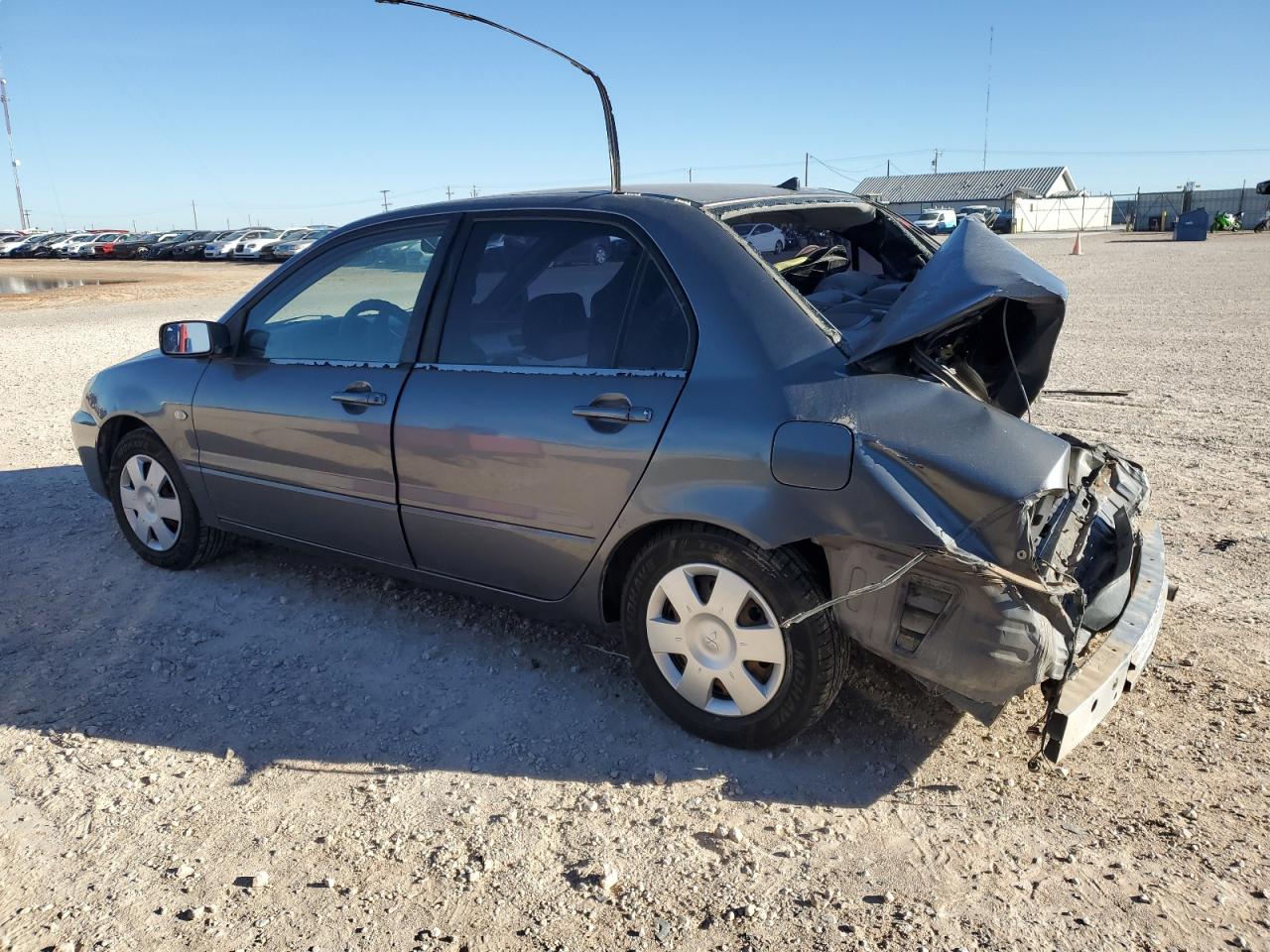 2005 Mitsubishi Lancer VIN JA3AJ26E55U005743 Copart auction photo, all over damage thumbnail 2