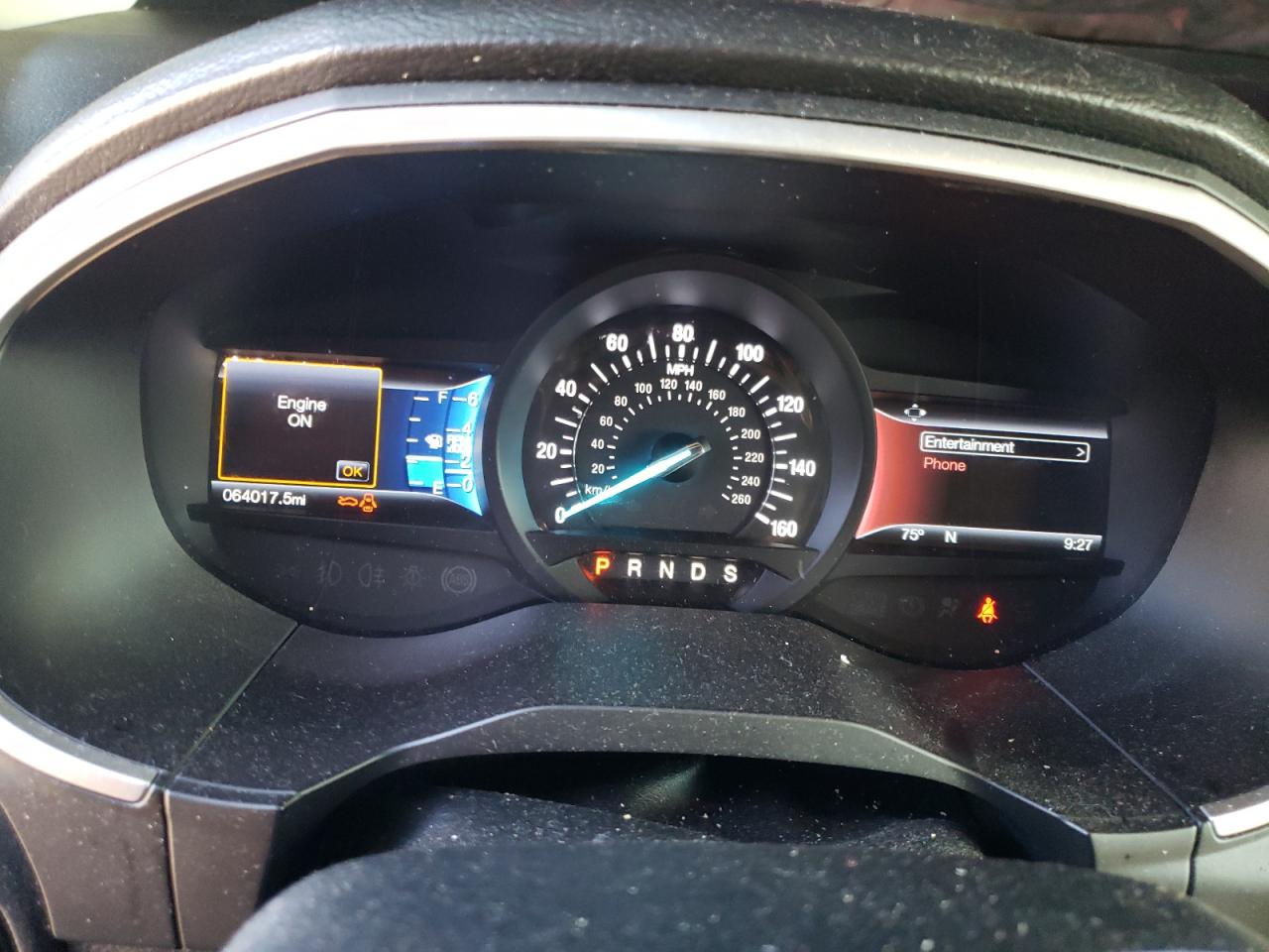 2017 Ford Edge VIN 2FMPK4J82HBB47351 Copart auction photo, front end / minor dent/scratches damage thumbnail 9