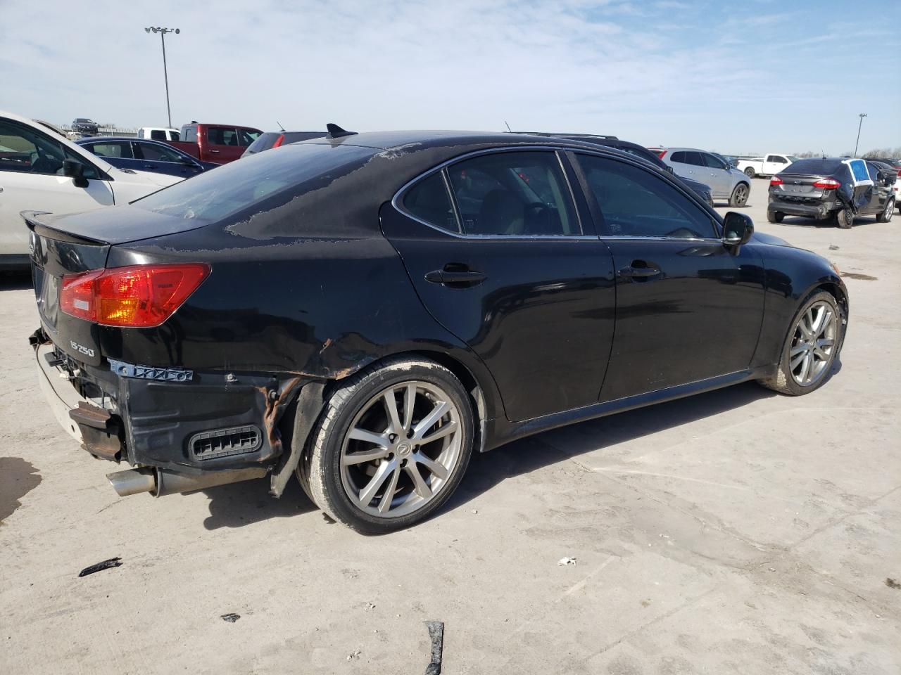 2008 Lexus IS VIN JTHBK262285062746 Copart auction photo, all over / minor dent/scratches damage thumbnail 3