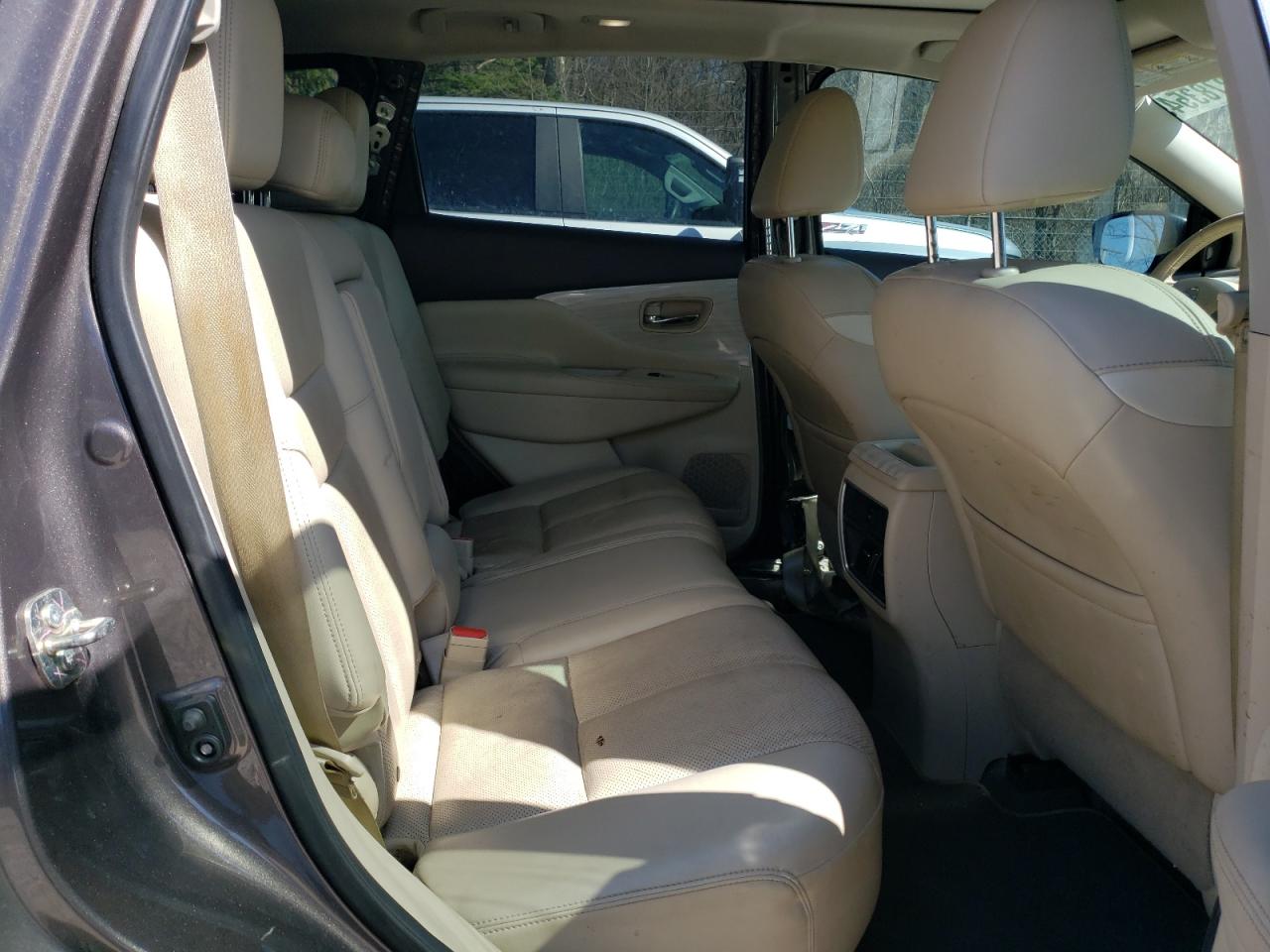 2016 Nissan Murano VIN 5N1AZ2MG6GN140205 Copart auction photo, rear end damage thumbnail 11