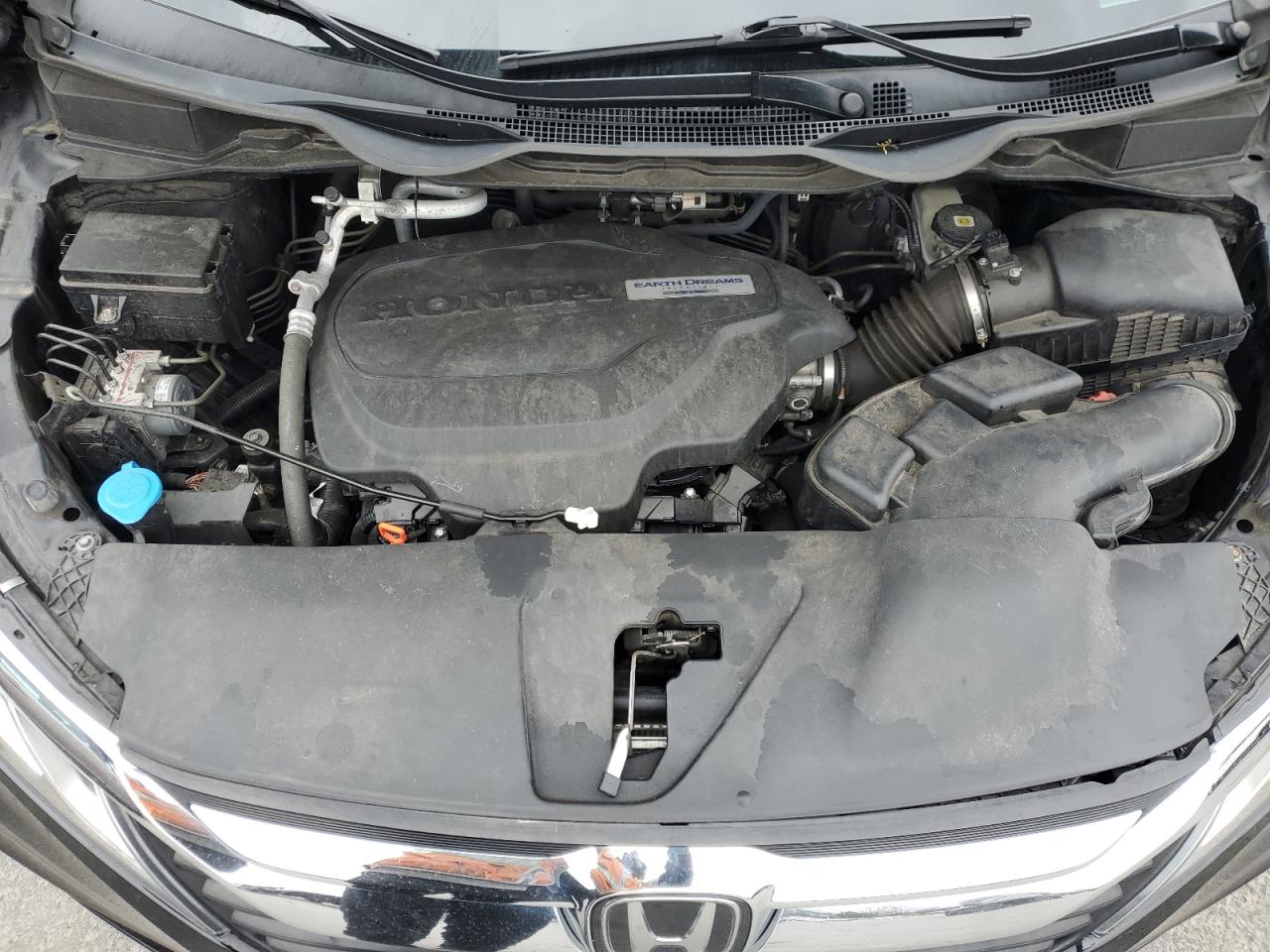 2020 Honda Odyssey VIN 5FNRL6H73LB027654 Copart auction photo, side damage thumbnail 12