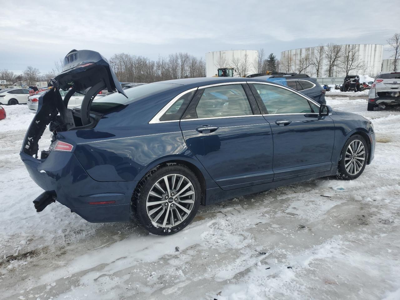 2017 Lincoln MKZ VIN 3LN6L5D92HR664198 Copart auction photo, rear end damage thumbnail 3