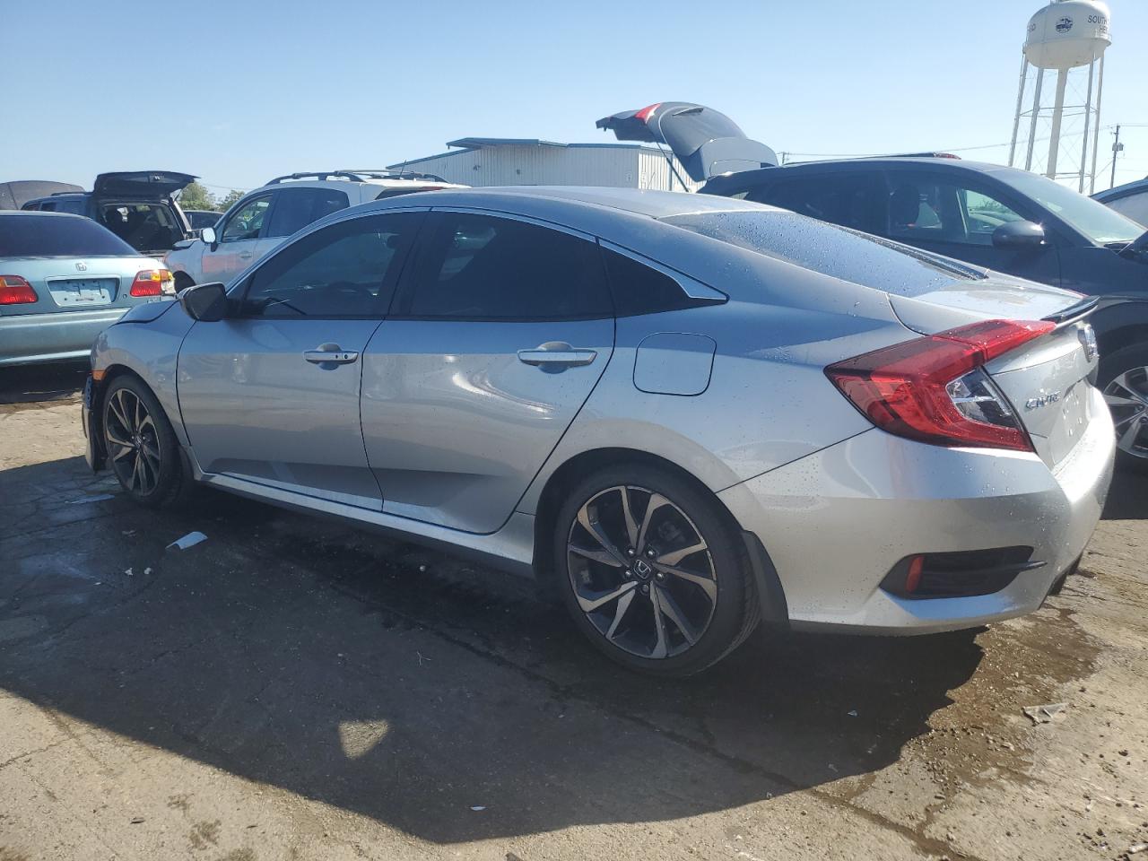 2019 Honda Civic VIN 2HGFC2F83KH598613 Copart auction photo, front end damage thumbnail 2