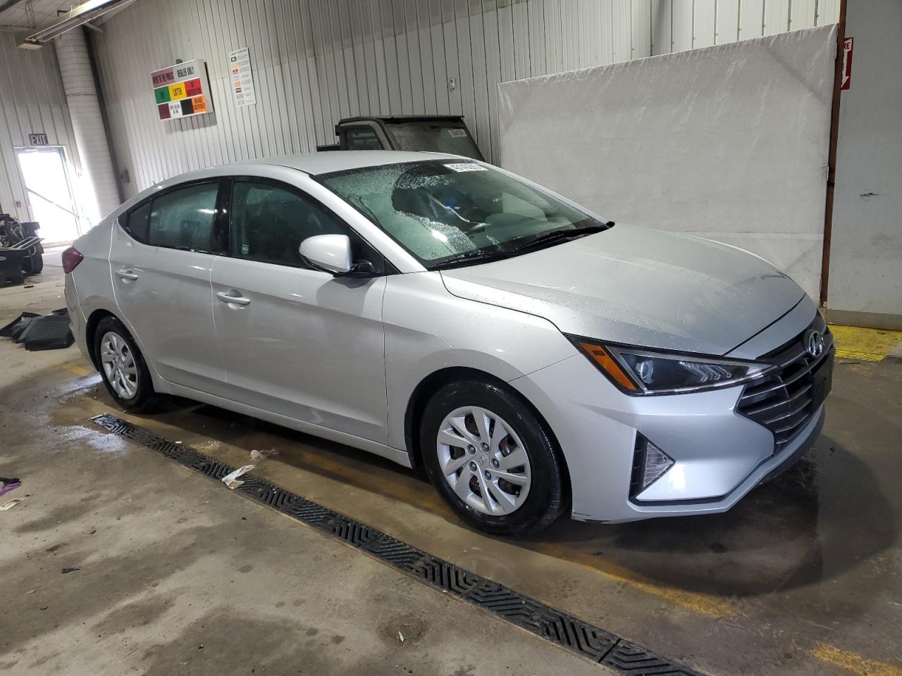 2019 Hyundai Elantra VIN 5NPD74LF7KH412474 Copart auction photo, front end / mechanical damage thumbnail 4