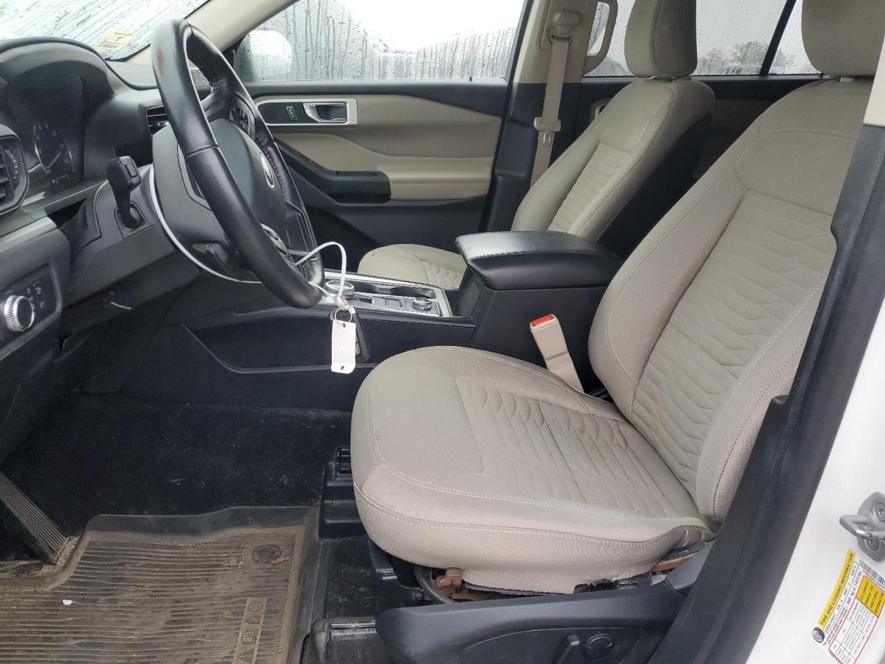 2020 Ford Explorer VIN 1FMSK8DH7LGA07911 Copart auction photo, front end / water/flood damage thumbnail 7