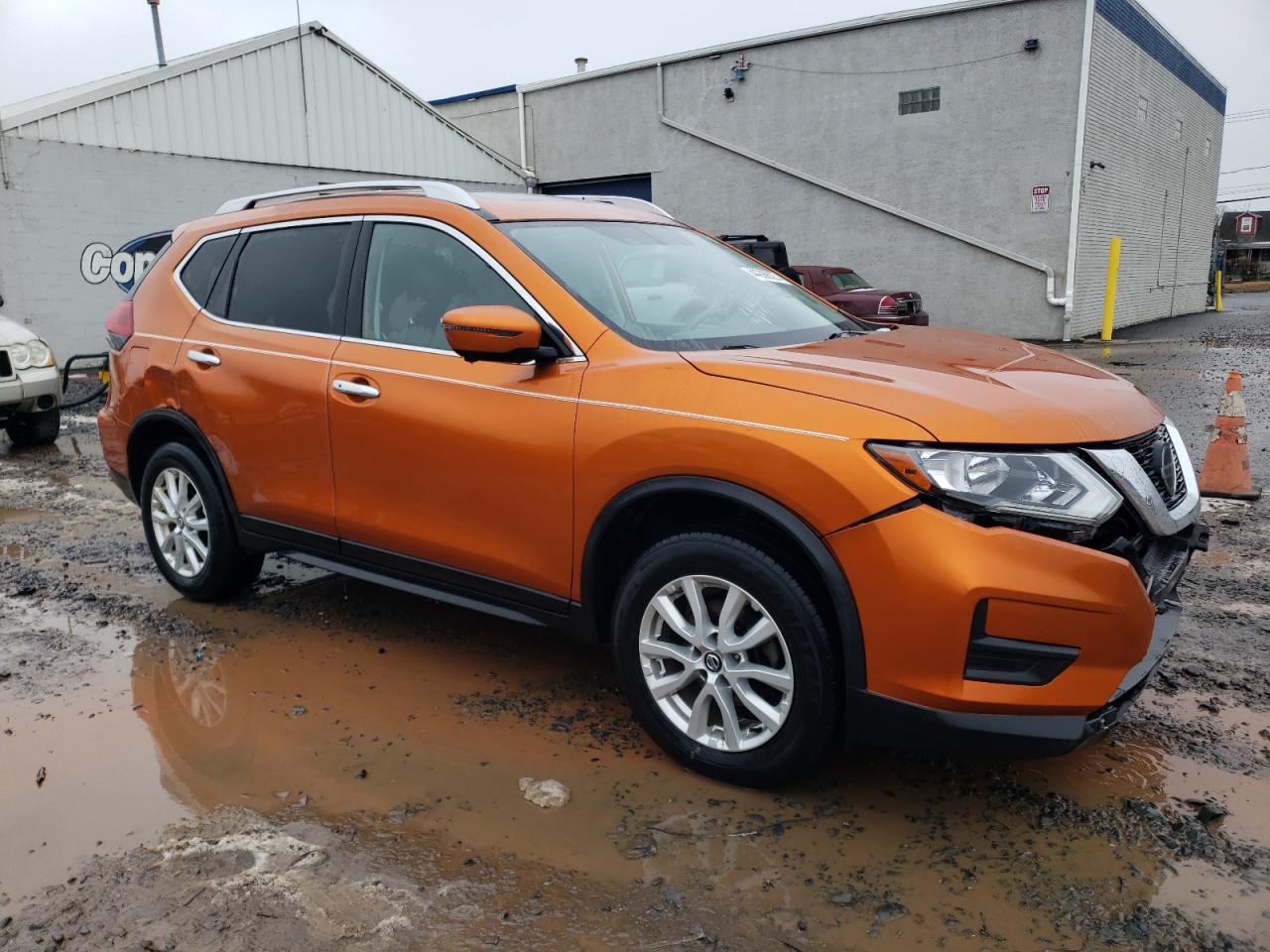 2018 Nissan Rogue VIN JN8AT2MV9JW345477 Copart auction photo, all over damage thumbnail 4