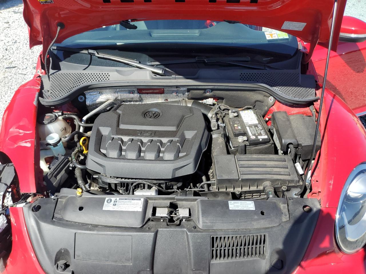2019 Volkswagen Beetle VIN 3VW5DAATXKM510751 Copart auction photo, front end / rear end damage thumbnail 11