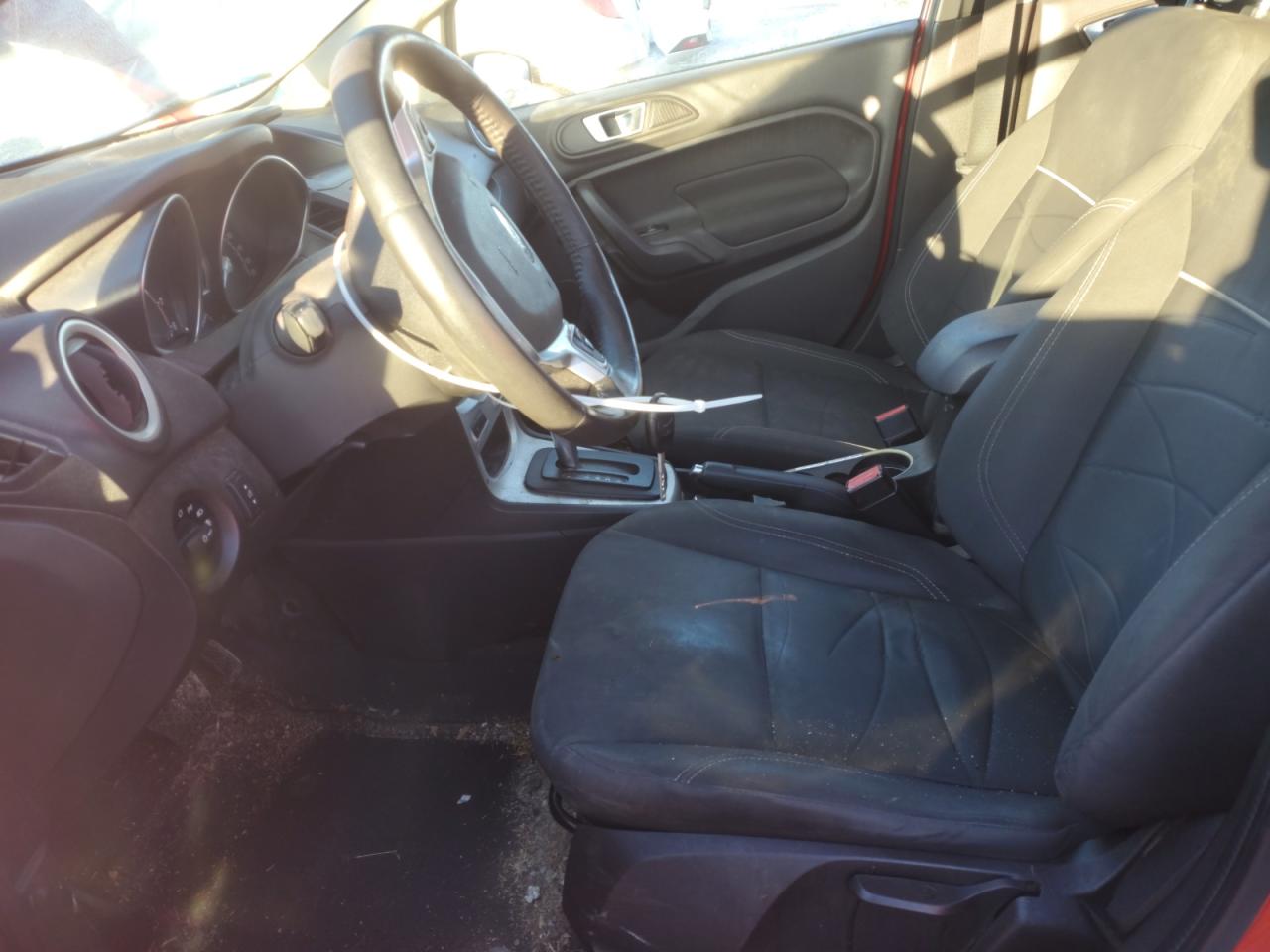 2014 Ford Fiesta VIN 3FADP4EJ1EM186566 Copart auction photo, rear end / undercarriage damage thumbnail 7