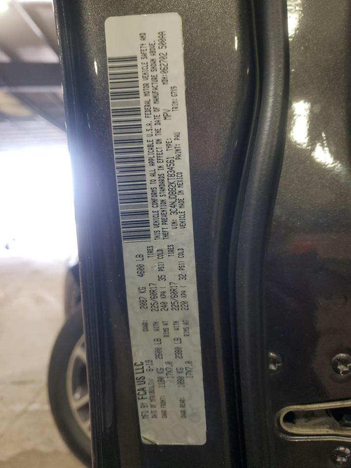 2019 Jeep Compass VIN 3C4NJDBB2KT834561 Copart auction photo, front end / side damage thumbnail 14