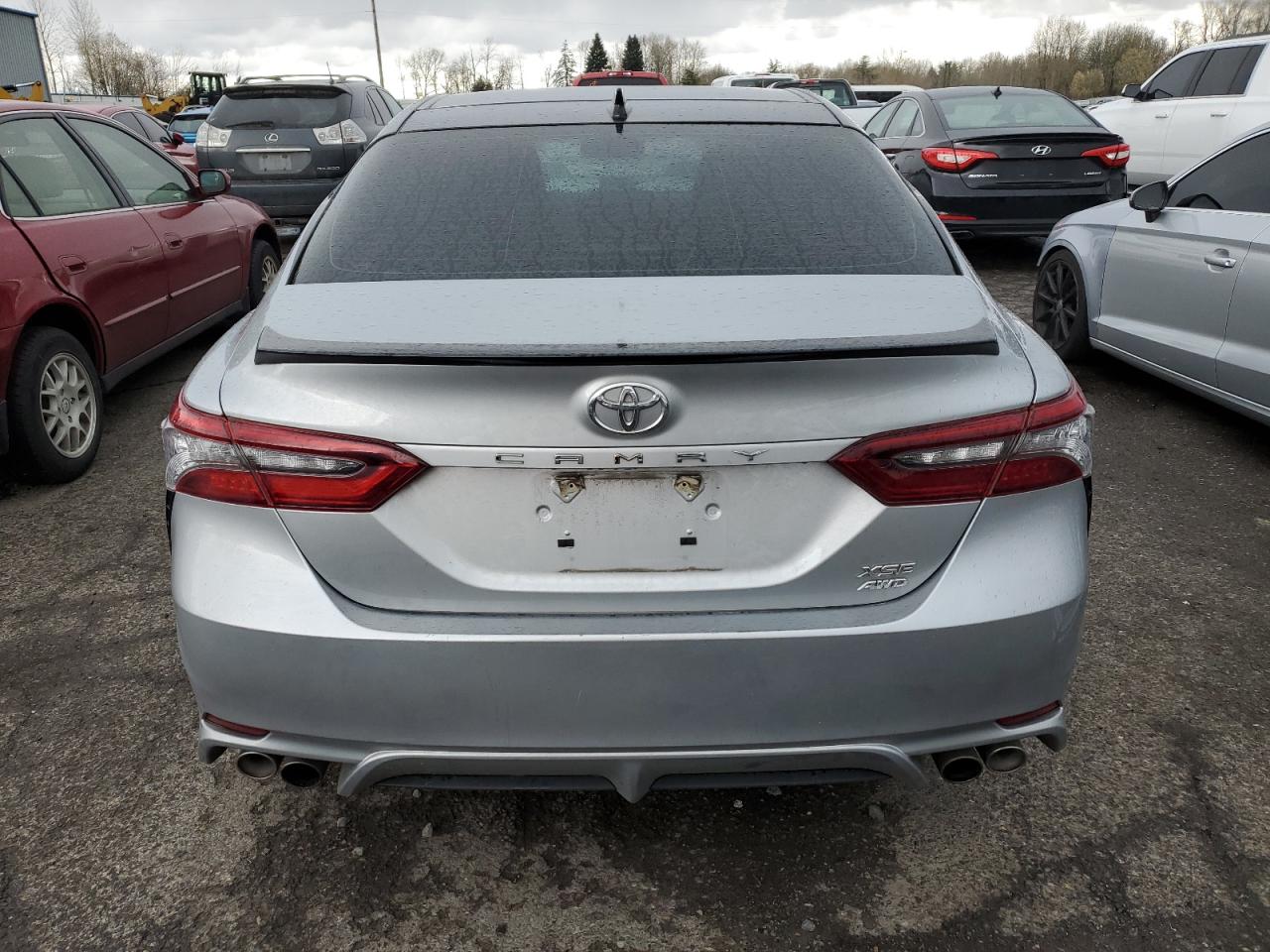 2021 Toyota Camry VIN 4T1K61BK9MU019863 Copart auction photo, side / front end damage thumbnail 6