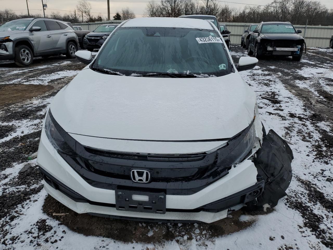 2020 Honda Civic VIN 2HGFC2F89LH506406 Copart auction photo, front end damage thumbnail 5