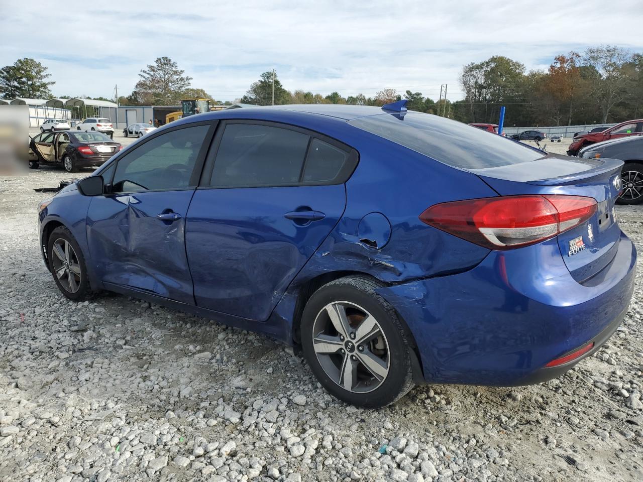 2018 KIA Forte VIN 3KPFL4A75JE221414 Copart auction photo, all over damage thumbnail 2