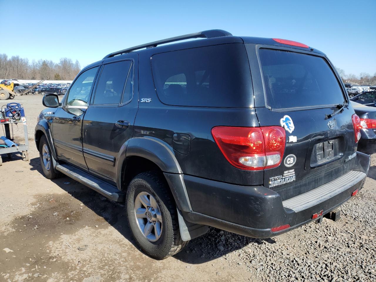 2007 Toyota Sequoia VIN 5TDBT44A47S284850 Copart auction photo, normal wear damage thumbnail 2