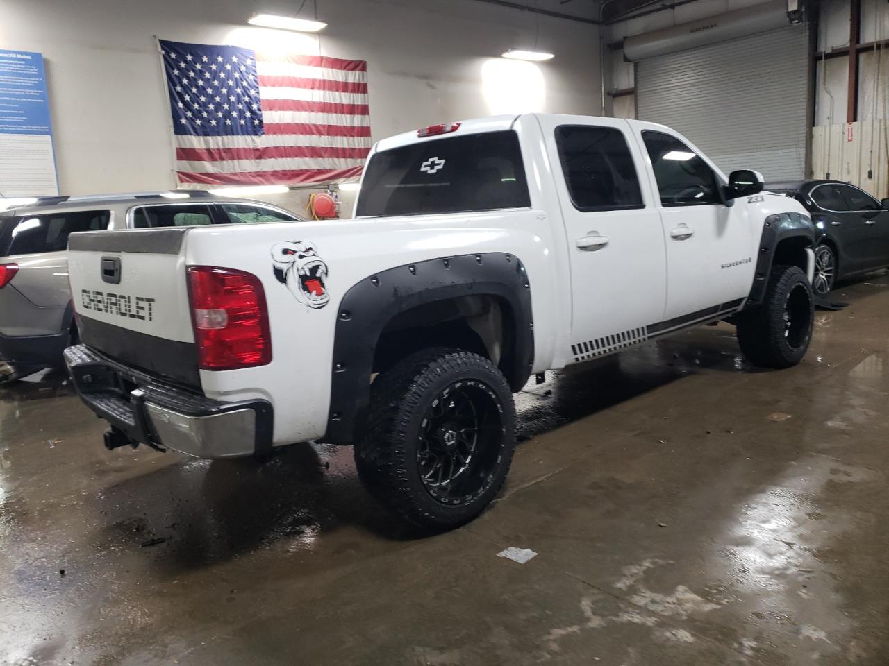 2007 Chevrolet Silverado VIN 3GCEK13M17G526549 Copart auction photo, front end damage thumbnail 3