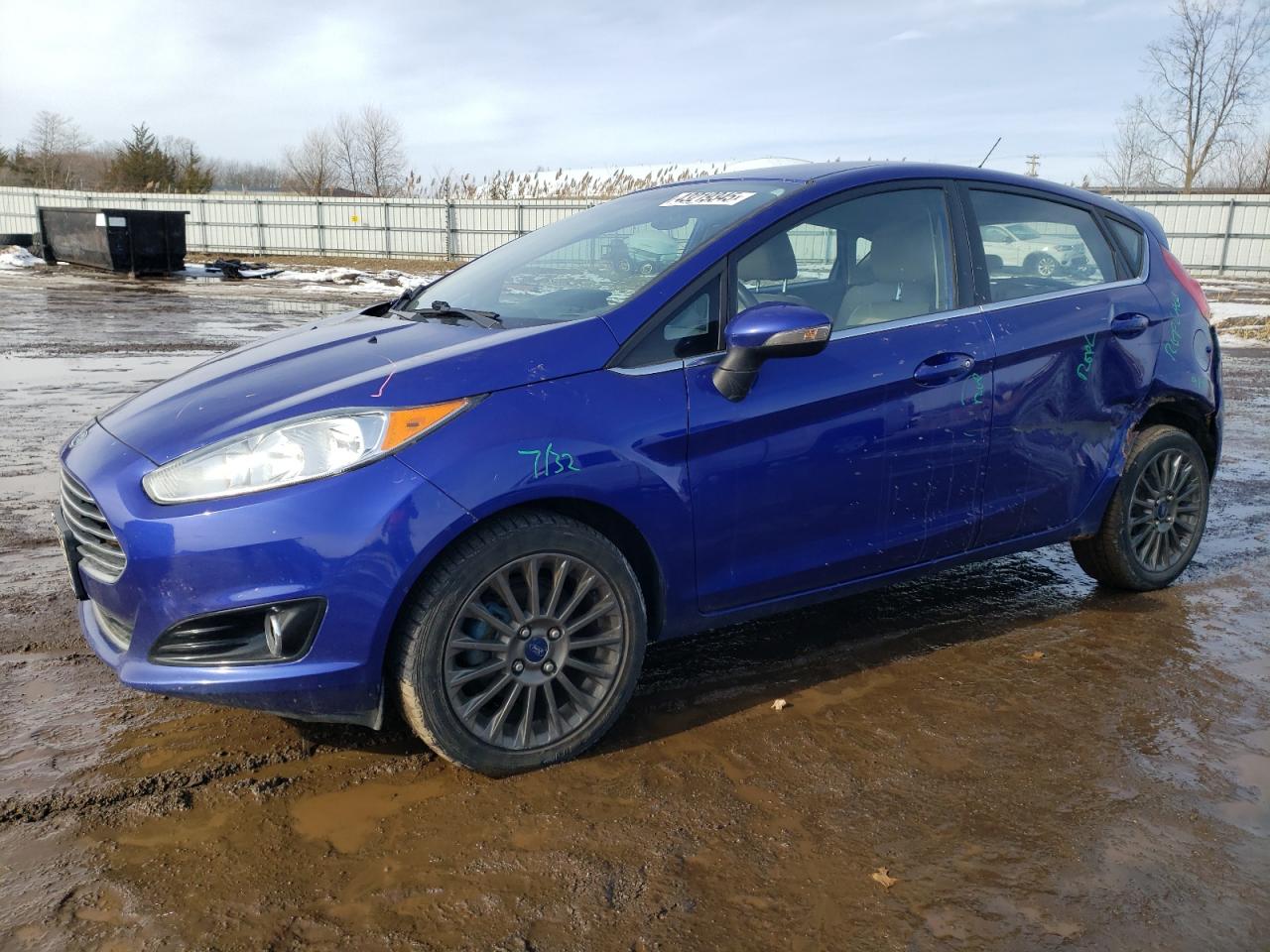2014 Ford Fiesta VIN 3FADP4FJ9EM240226