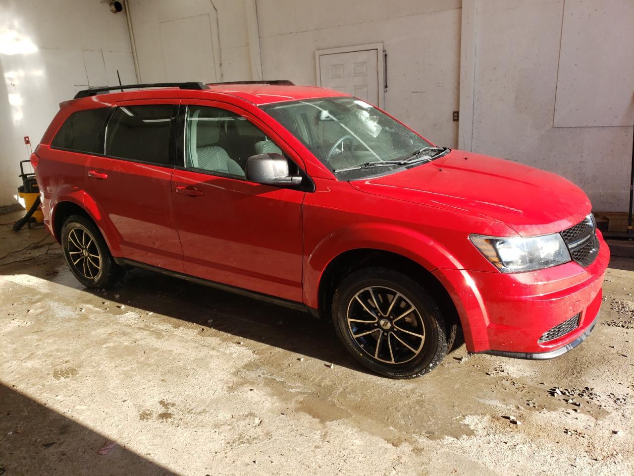 2018 Dodge Journey VIN 3C4PDDAG9JT515184 Copart auction photo, side / front end damage thumbnail 4