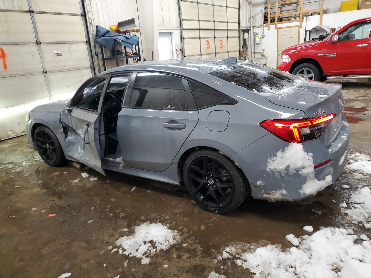 2024 Honda Civic VIN 2HGFE2F53RH555657 Copart auction photo, side damage thumbnail 2