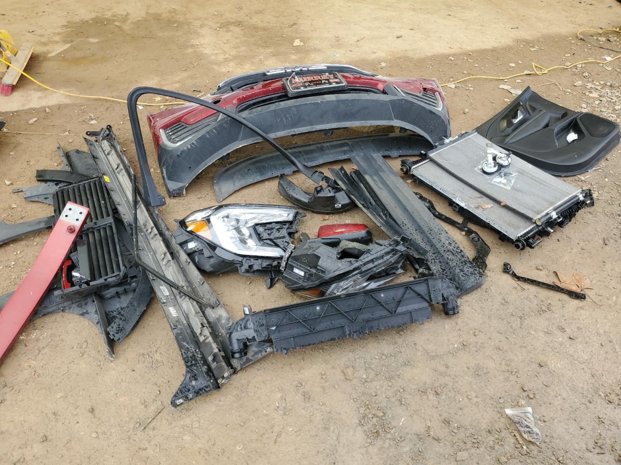 2022 GMC Terrain VIN 3GKALMEVXNL202270 Copart auction photo, front end damage thumbnail 15