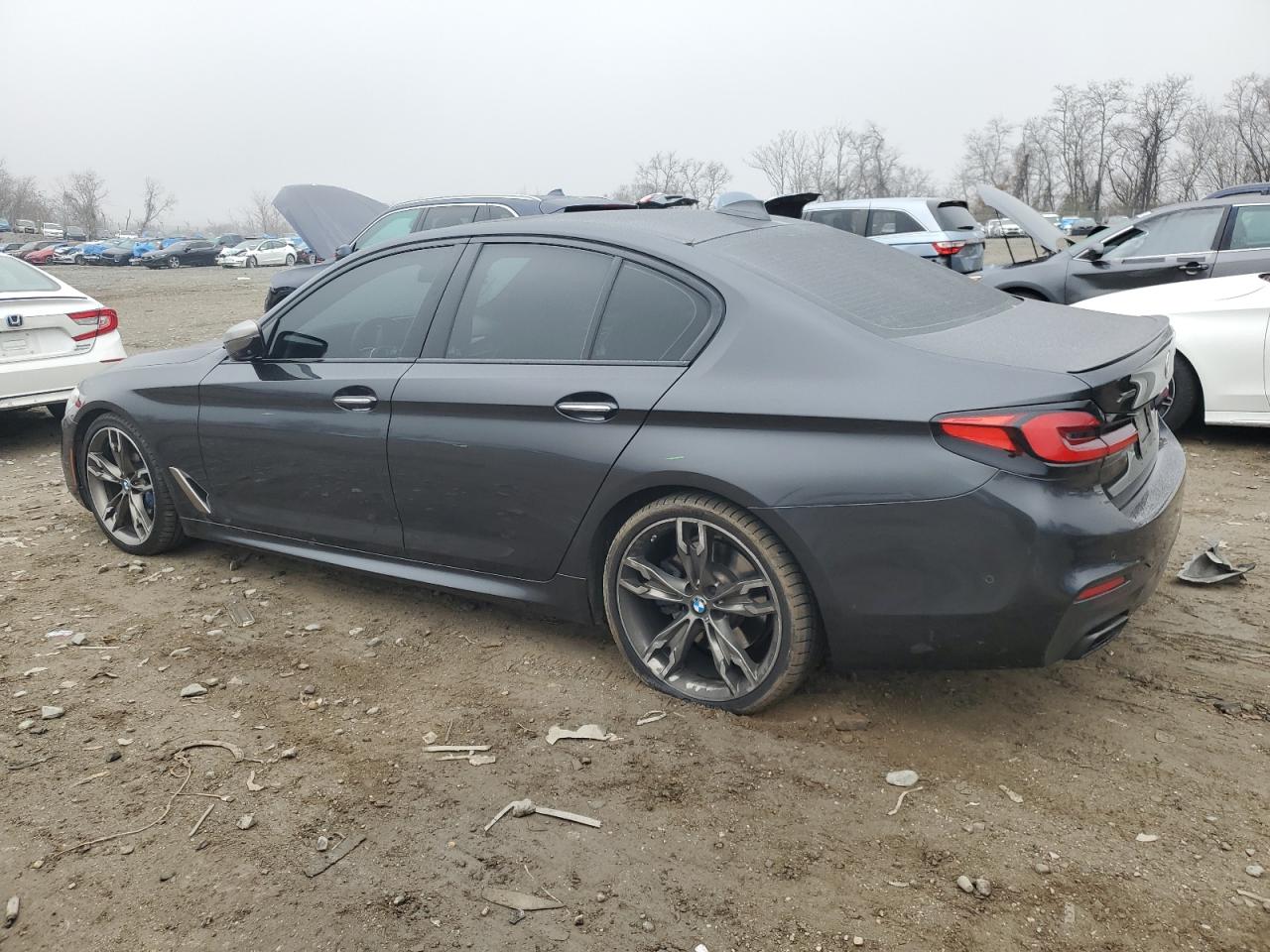2018 BMW M5 VIN WBAJB9C52JB286351 Copart auction photo, water/flood / minor dent/scratches damage thumbnail 2