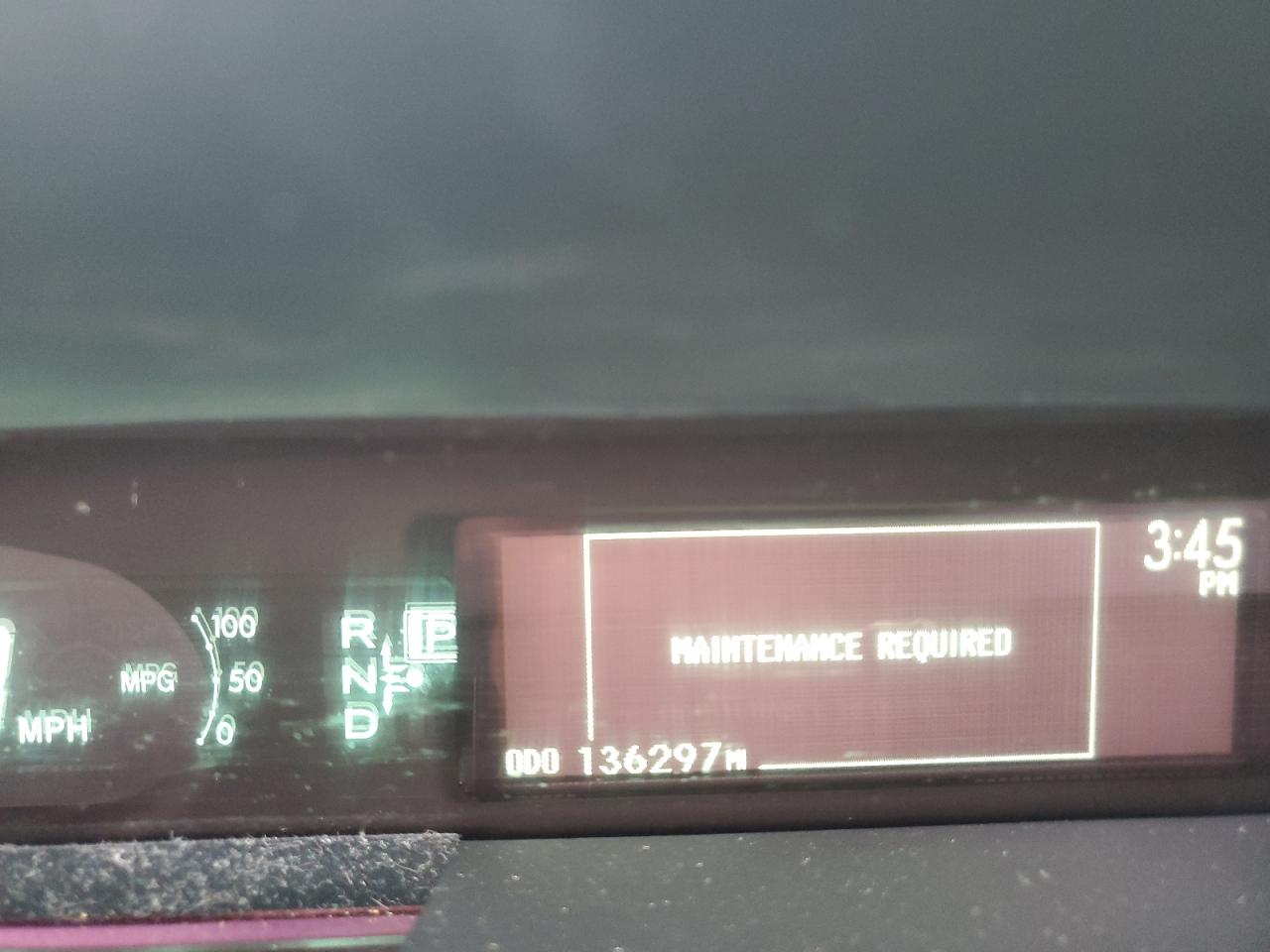 2013 Toyota Prius VIN JTDKN3DU4D1626255 Copart auction photo, front end damage thumbnail 9