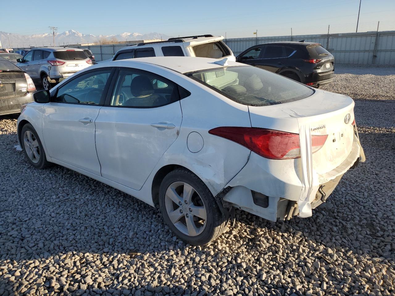2012 Hyundai Elantra VIN 5NPDH4AE7CH148729 Copart auction photo, all over damage thumbnail 2