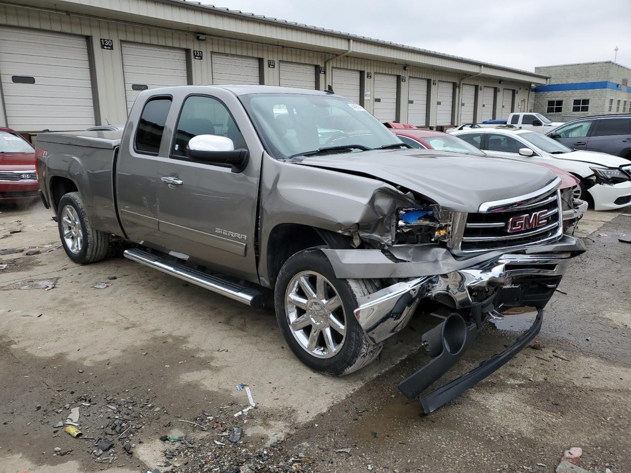 2012 GMC Sierra VIN 1GTR2VE71CZ186264 Copart auction photo, front end damage thumbnail 4