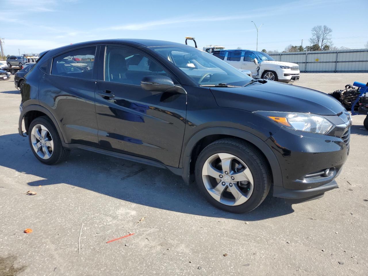 2017 Honda HR-V VIN 3CZRU6H59HG701376 Copart auction photo, rear end / side damage thumbnail 4