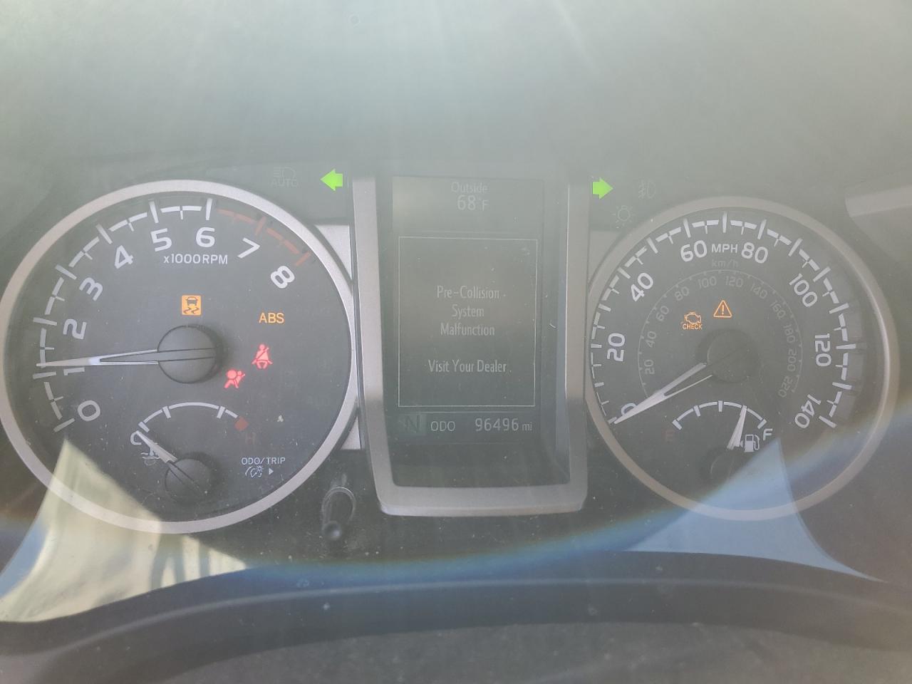2018 Toyota Tacoma VIN 5TFAZ5CN1JX066208 Copart auction photo, front end damage thumbnail 9