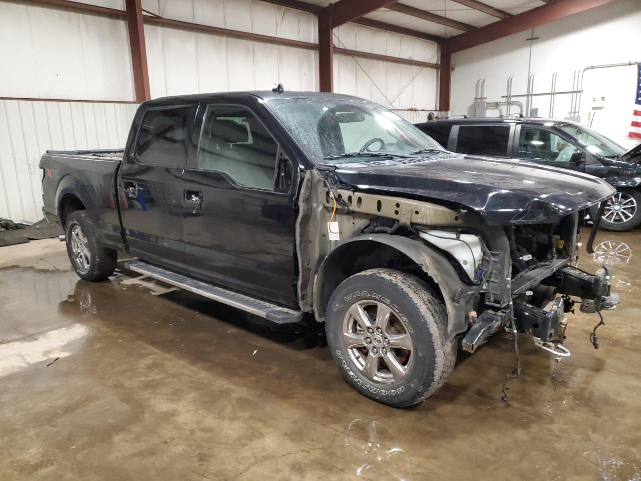 2018 Ford F-150 VIN 1FTFW1EG5JFA37919 Copart auction photo, front end / side damage thumbnail 4