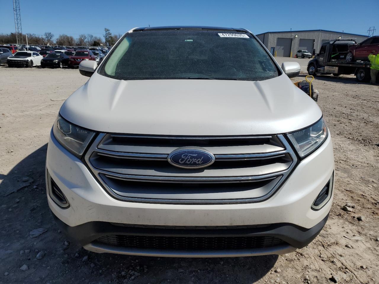 2015 Ford Edge VIN 2FMTK3K80FBB09508 Copart auction photo, rear end / side damage thumbnail 5