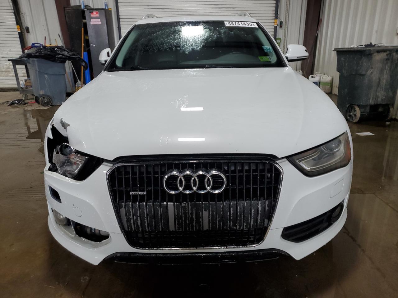 2015 Audi A4 VIN WA1UFAFL0FA020348 Copart auction photo, front end / side damage thumbnail 5