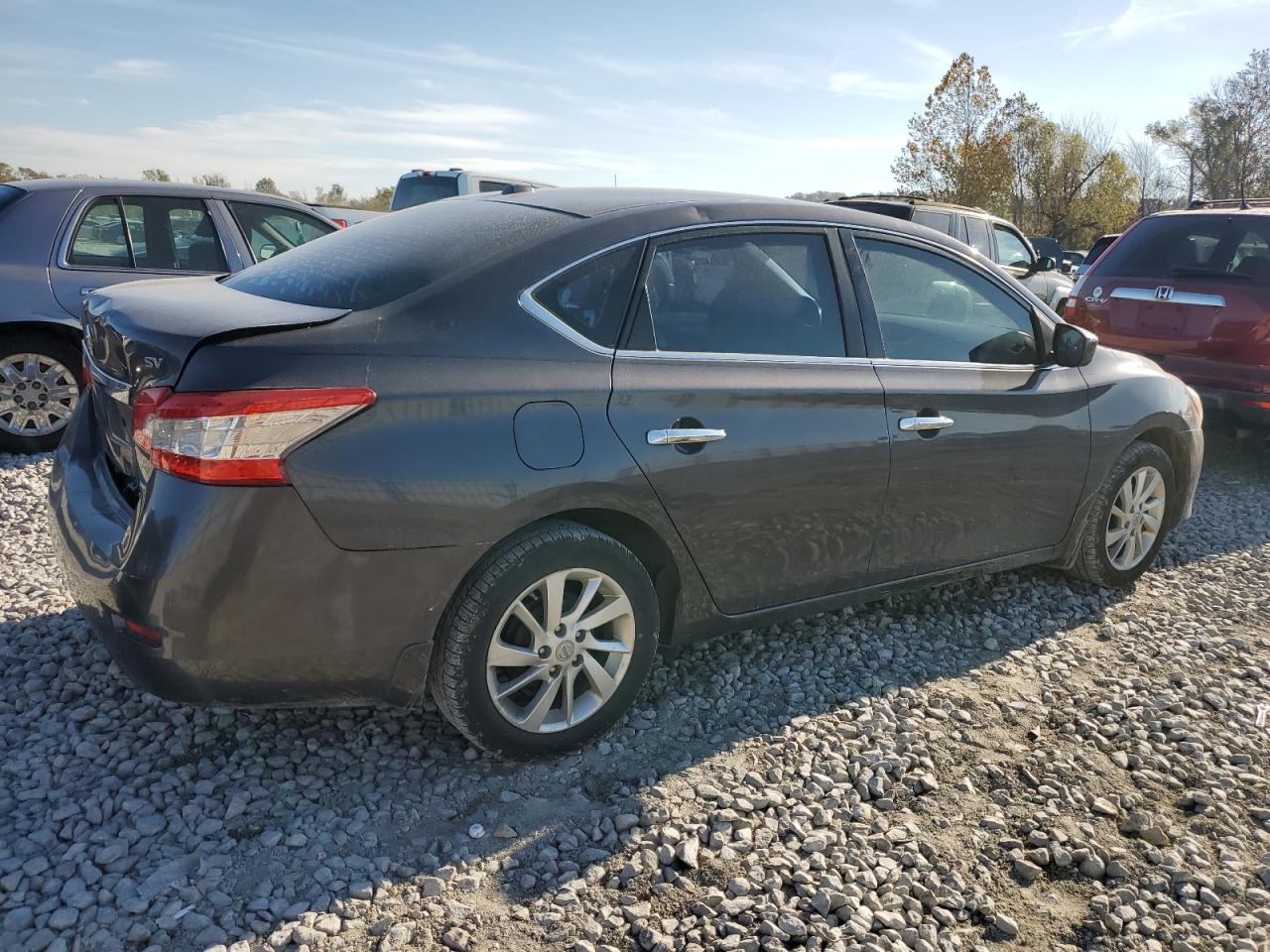 2013 Nissan Sentra VIN 3N1AB7AP7DL646506 Copart auction photo, rear end / front end damage thumbnail 3