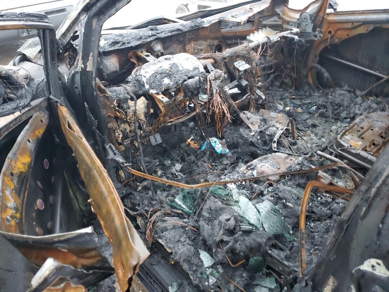 2017 KIA Forte VIN 3KPFL4A73HE064959 Copart auction photo, burn damage thumbnail 8